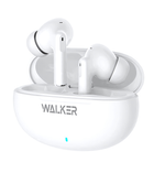 Наушники WALKER WTS-60, шумопод. ENC, независ. работа наушников, белые