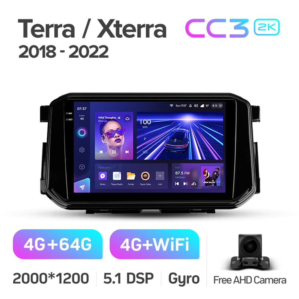 Teyes CC3 2K 10,2"для Nissan Terra, Xterra 2018-2022