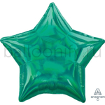 Фольгированная фигура, звезда, 19"/48СМ Переливы Green