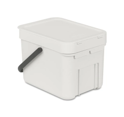 Brabantia Контейнер для сортировки мусора Sort & Go 6л, серый 213267