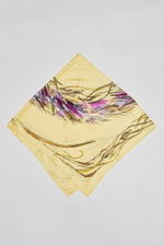 Шелковый платок JUSAN YELLOW 140×140