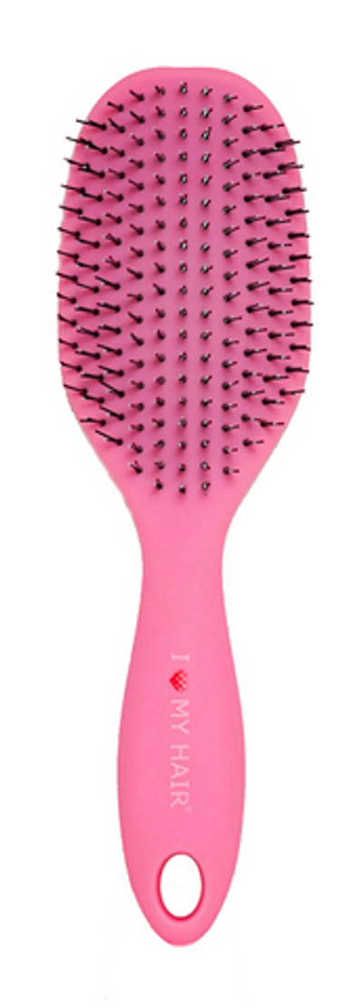 Щетка ILMH "Spider Soft" 1502 розовая матовая L