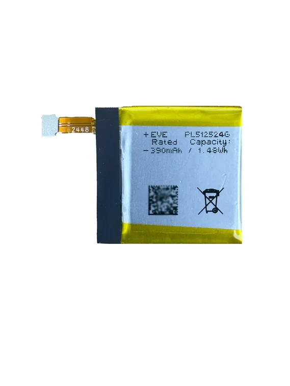 Аккумулятор для Huami Amazfit T-rex Pro Verge Lite Gtr A1918 / A1808 / A1801 / A1811 PL512524G 390 mAh