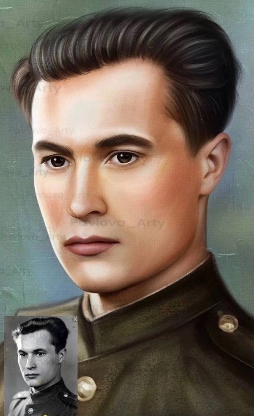 Реставрация . Из чб в цвет