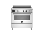 Варочный центр Bertazzoni, 5 индукционных зон, многофункциональный электрический шкаф, 90 см Черный глянец