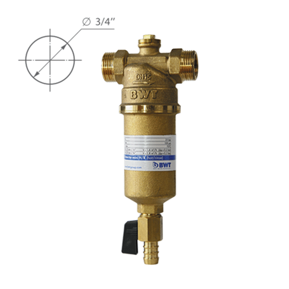 Предфильтр BWT Protector Mini ГВ 3/4"