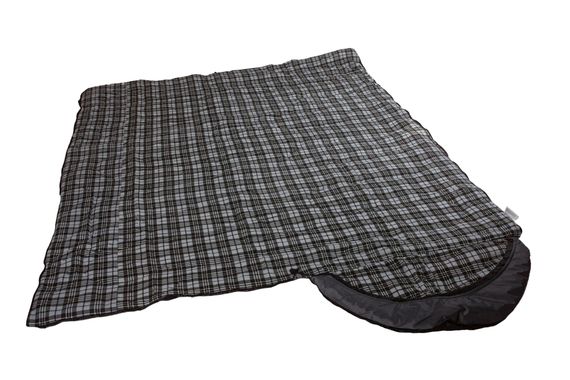 Спальный мешок INDI Vermont R-zip от -8 °C (одеяло с подголовником, фланель, 195+35X90 см)