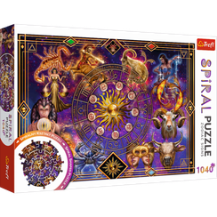 Puzzle "1040" - Spiral Puzzle - Zodiac signs
