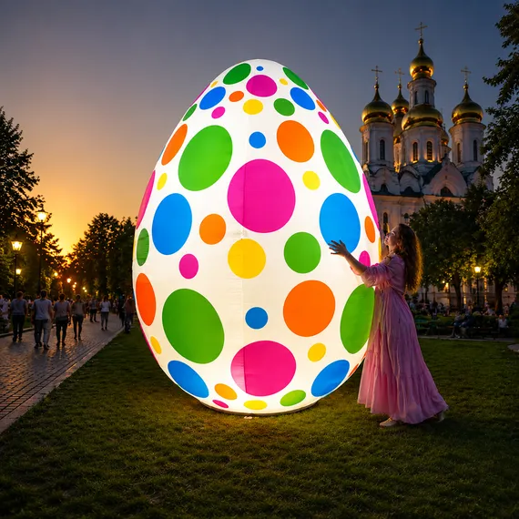 Рекламный шар яйцо