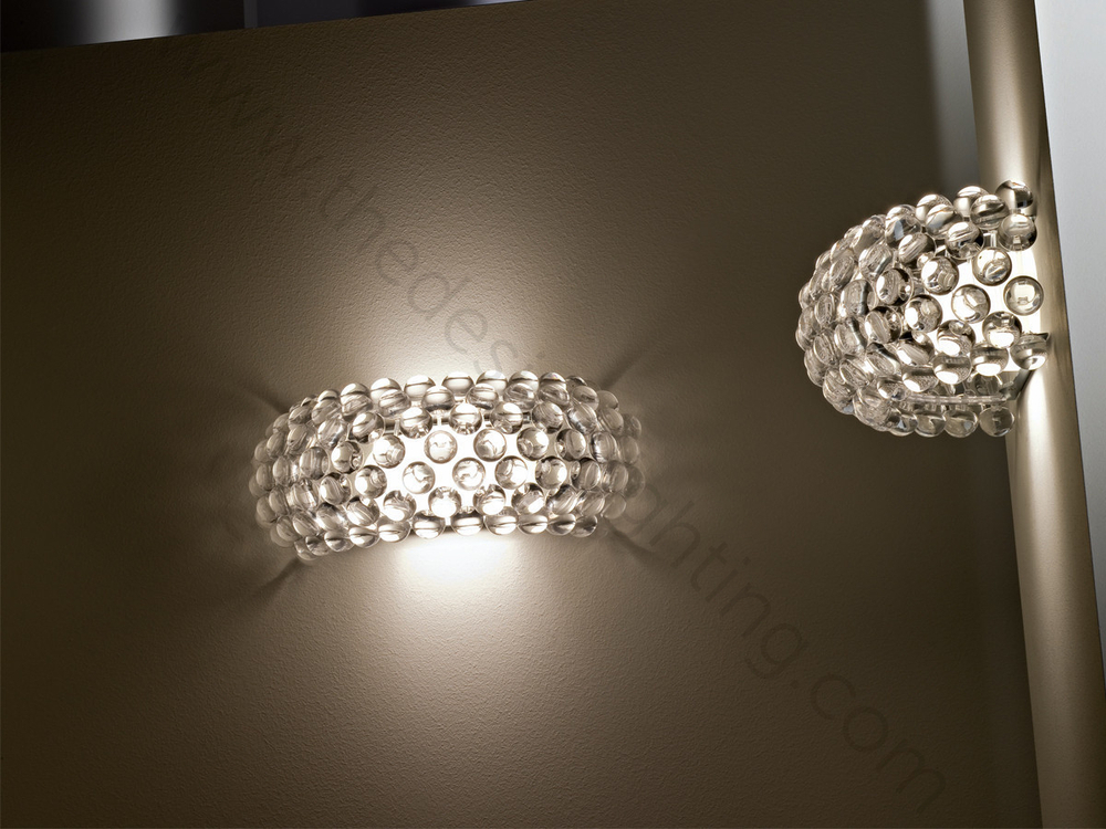 Wall design lamp  CABOCHE media by Foscarini (Amber)