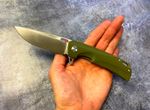 Складной нож Нус Green, сталь D2, G-10, ТДК Кизляр