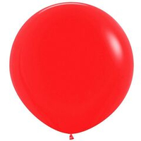 Шар 24" Красный, Пастель / Red 015 Sp