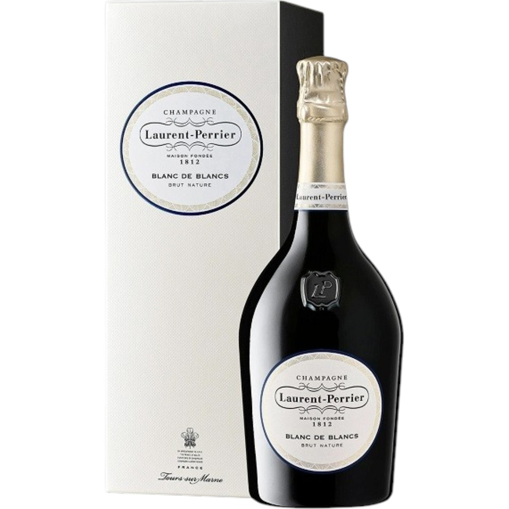 Шампанское Laurent-Perrier Blanc de Blancs Brut Nature 0,75 л. В подарочной коробке