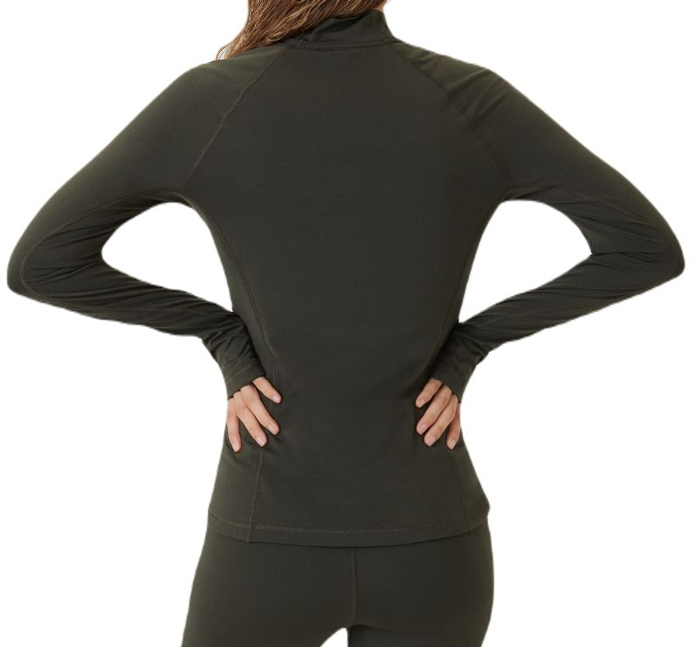 Женская теннисная толстовка Bj_rn Borg Sthlm Midlayer - peat