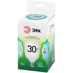 Лампа светодиодная ЭРА GREEN LINE LED POWER T70-30W-840-E27 GL 30Вт колокол яркий белый свет Е27 | Лампы cветодиодные POWER