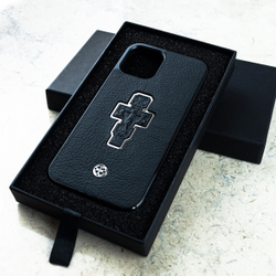 Чехол Euphoria HM Crucifix Cross в дизайнерской упаковке — православный подарок на Пасху Рождество именины