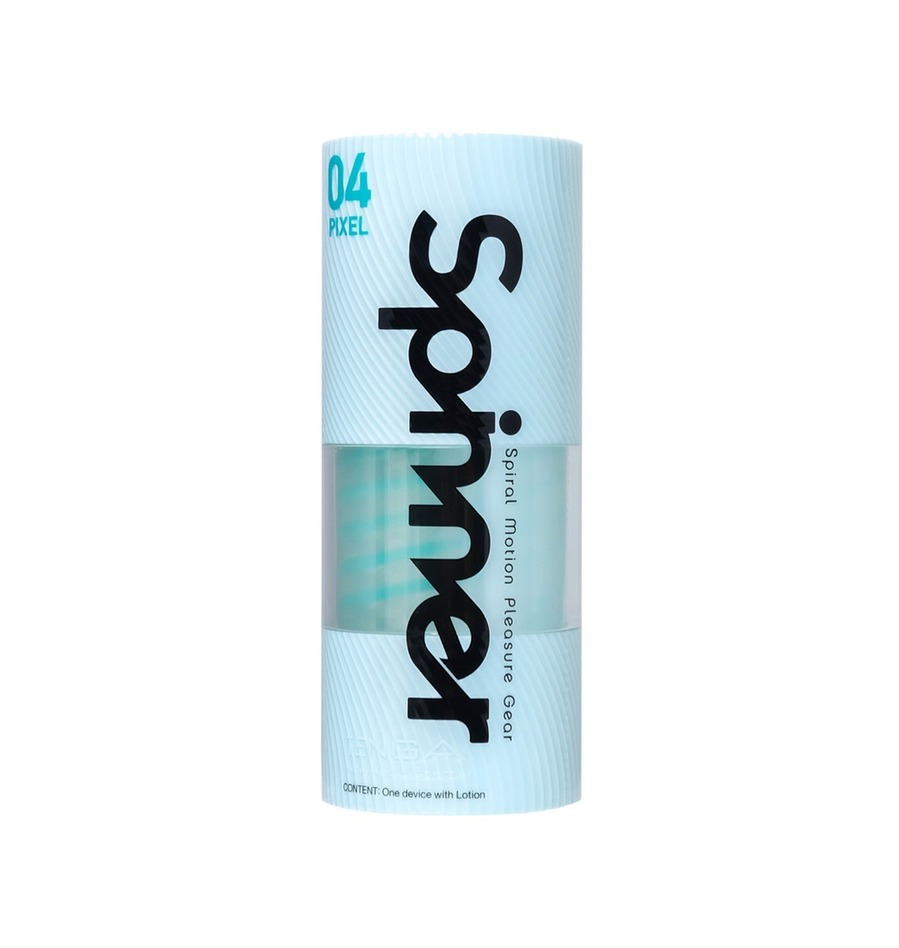 Мастурбатор Tenga Spinner Pixel бирюзовый