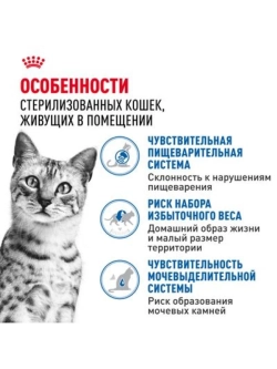 INDOOR Sterilised для домашних кошек в желе пауч 85г*28шт