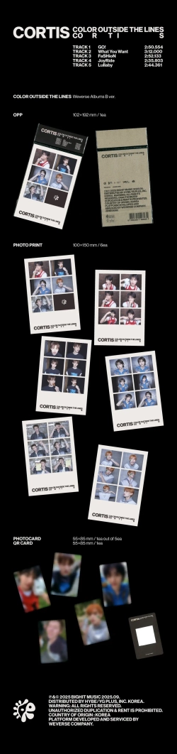 Альбом CORTIS - COLOR OUTSIDE THE LINES (Weverse Albums ver.)