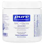 Pure Encapsulations, NAC с глицином в порошке, натуральный вкус персика и имбиря, 159 г (5,6 унции)
