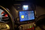 Магнитола для Toyota Highlander 2 U40 2007-2013 (крутилки активные) - Teyes CC3 на Android 10, Быстрая, QLED, CarPlay, 4G SIM-слот