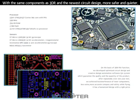 Полётный контроллер Radiolink Pixhawk new circuit design