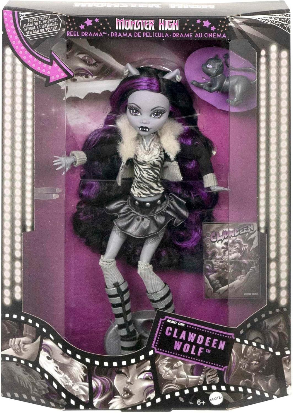 Кукла Monster high Клодин Reel Drama Перевыпуск 2025