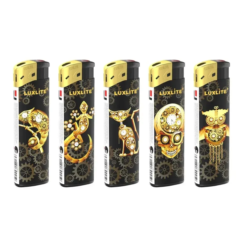 Пьезо зажигалка золотые звери 8500L АП WP-GEAR ANIMAL/GOLD CAP (комплект 25 шт)
