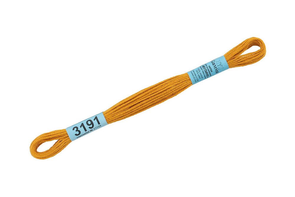 Мулине  "Gamma", 100% хлопок, 8 м, №3191