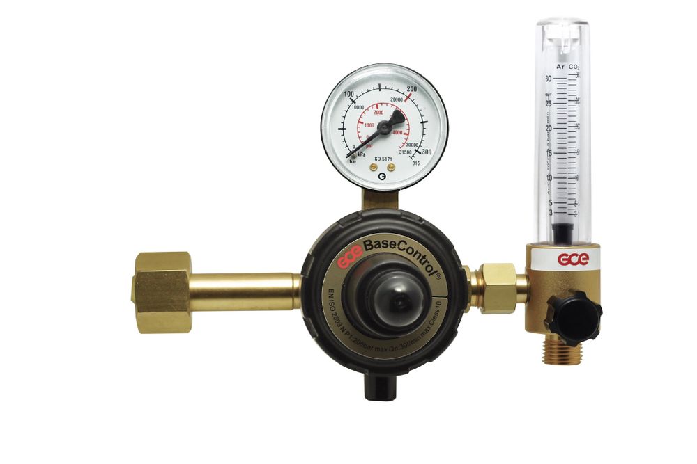 Регулятор BaseControl SE FLOW ARG - AR/CO2 200 бар, G3/4"/G3/8";  ротам.0-30 л/мин