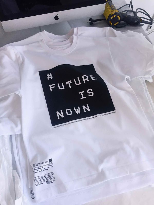 Футболка Futureisnown Tag Front Белая - фото 12