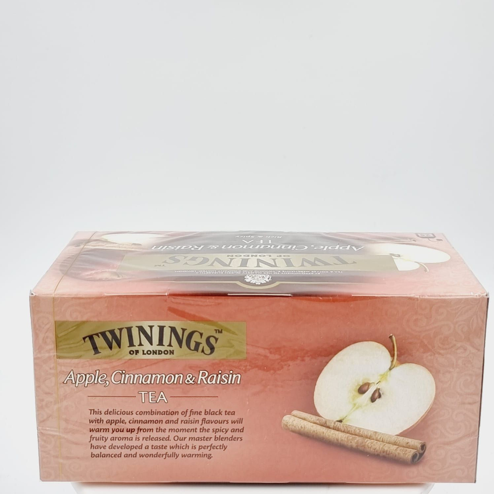 Чай черный Twinings Apple, Cinnamon & Raisin яблоко-корица-изюм 25 пакетиков, 50 г (из Финляндии)