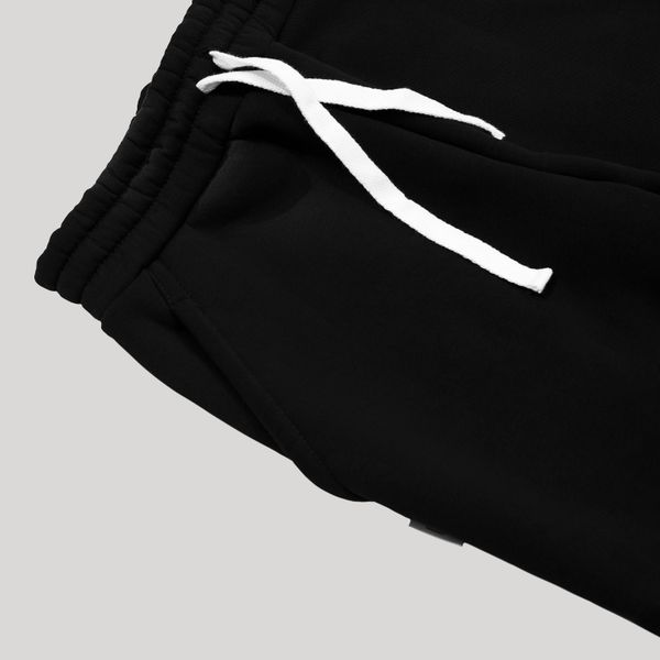 Брюки Wide Sweatpants черные - фото 11
