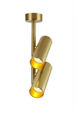 Светильник накладной светодиодный Rilon 1111YB-A/L YELLOW BROWN, 2×10 Вт, жёлтый и бронзовый