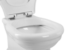 Унитаз подвесной безободковый с сиденьем BelBagno BOHEME BB115CH/BB115SC