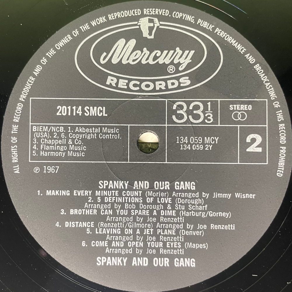 Spanky & Our Gang ‎– Spanky And Our Gang (Англия 1967г.)