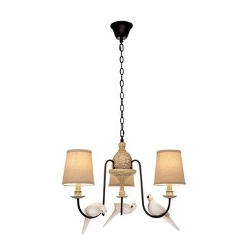 Подвесная люстра 3*Е14 LOFT1029A-3 коричневый Birds LOFT IT
