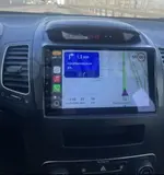 Магнитола для KIA Sorento 2 XM 2012-2016 (климат на ШГУ, рамка большая) - Teyes CC3L монитор 9" IPS на Android 10, CarPlay, 4G SIM-слот