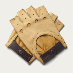 Водительские перчатки Cafe Leather Triton Driving Fingerless Gloves