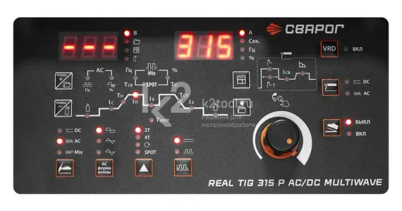Инвертор сварочный Сварог REAL TIG 315 P AC/DC MULTIWAVE (E30301)