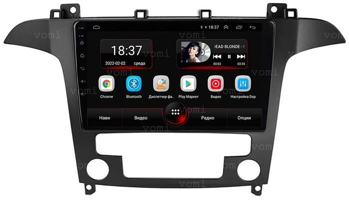 Магнитола для Ford Galaxy / S-Max 2006-2015 (климат) - AK435R9-MTK Android 10