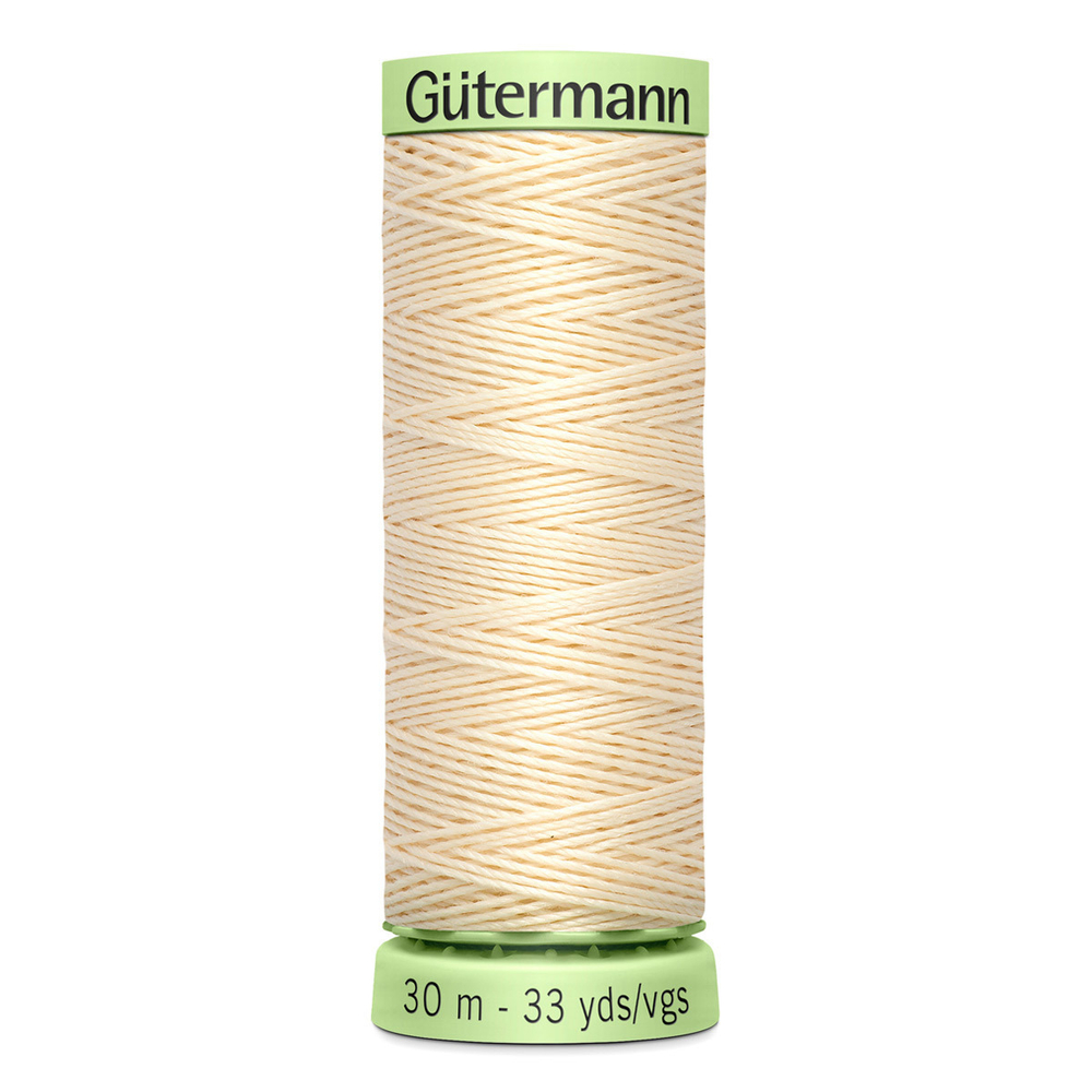 Нить Top Stitch 30/30 м для декоративной отстрочки, Gutermann, 414 св.кремово-бежевый