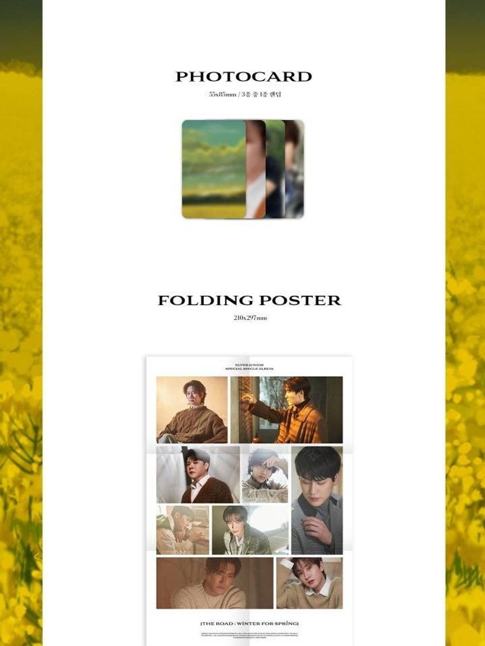 Альбом SUPER JUNIOR - The Road : Winter for Spring Special Single Album C Version