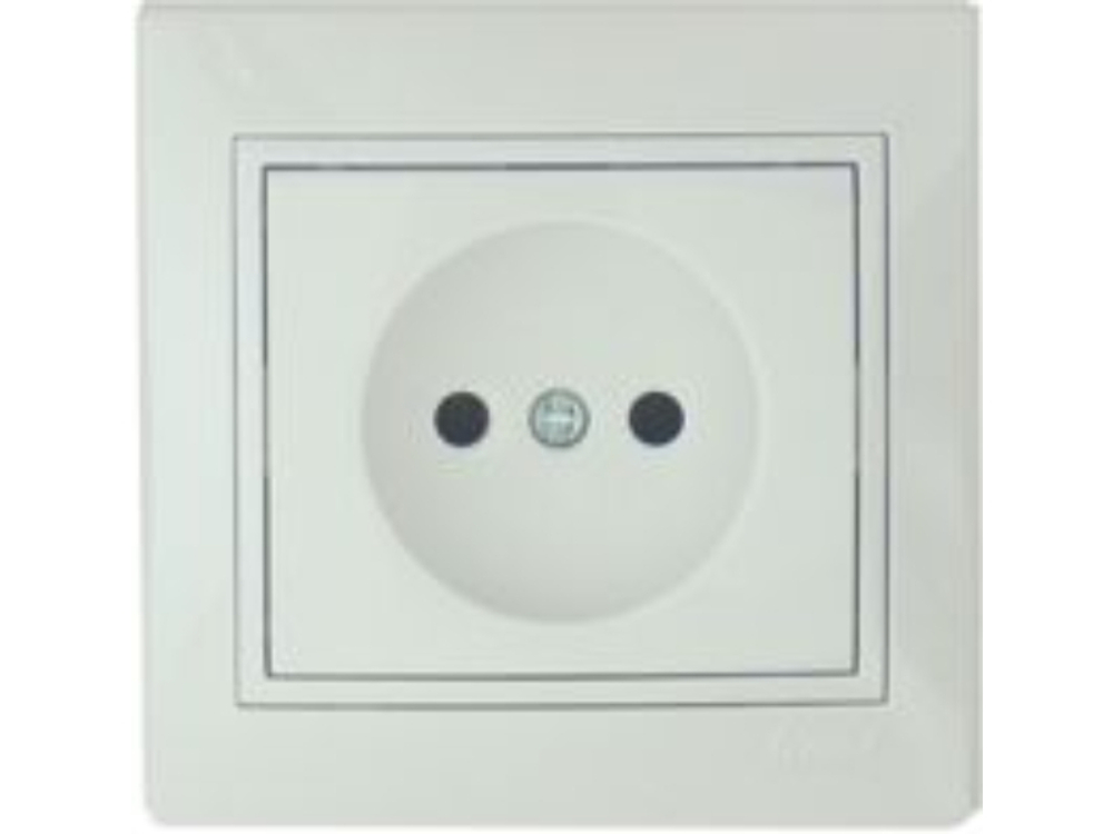 (SBE-01w-10-S1-N-c ВЕНЕРА) розетка 1м без заземления внутренняя установка