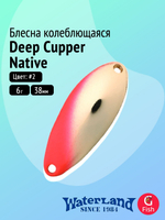 Блесна колеблющаяся WATERLAND Deep Cupper Native 12гр (custom colors)#19, 44мм,