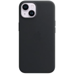Кожаный чехол с поддержкой MagSafe Apple Leather Case для iPhone 14, Midnight (Темная ночь)
