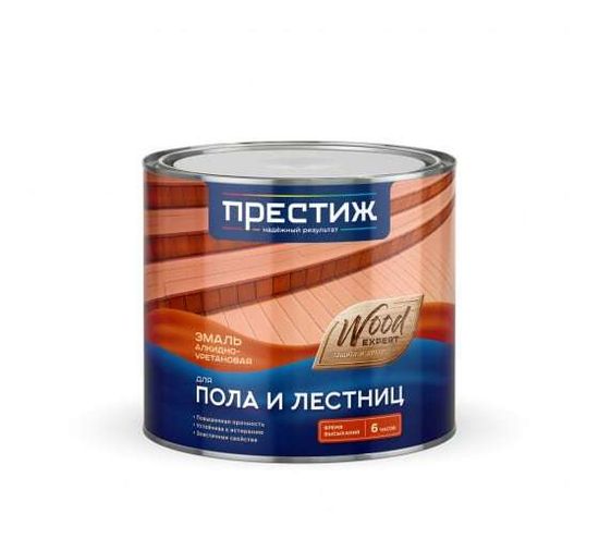 Эмаль для пола алкидно-уретан. быстросох.  1,9 кг