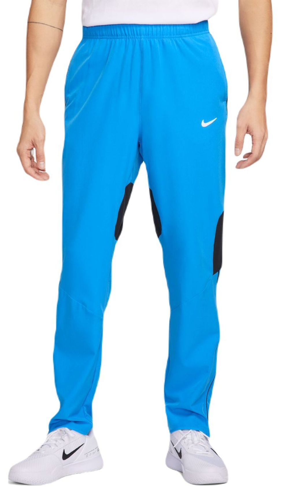 Мужские теннисные штаны Nike Court Advantage Dri-Fit Tennis Pants - light photo blue/black/white