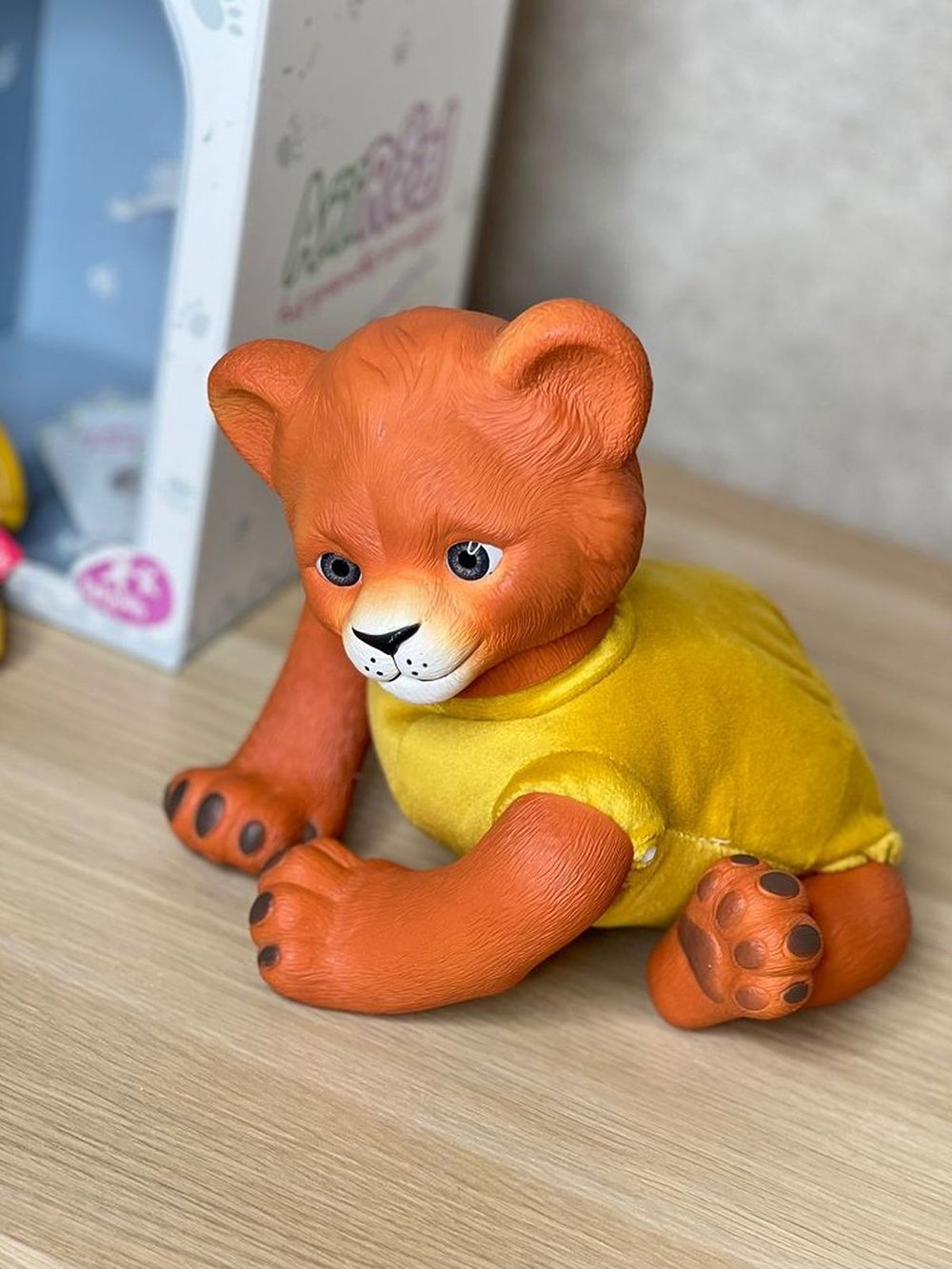 Игрушка мягконабивная 35см АниРеал Львенок (60108)