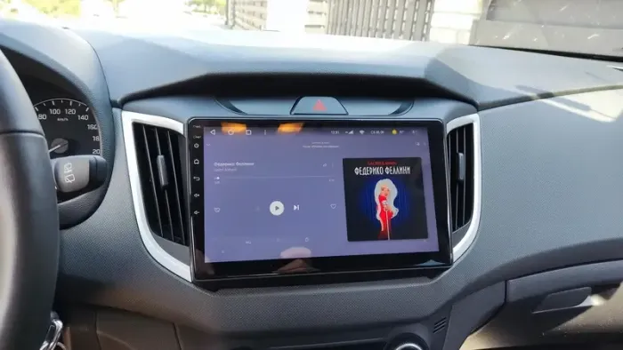 Магнитола для Hyundai Creta 1 2016-2021 (рамка 10) - Teyes CC2 PLUS монитор 10.1" QLED, Android 10, Быстрая, SIM-слот